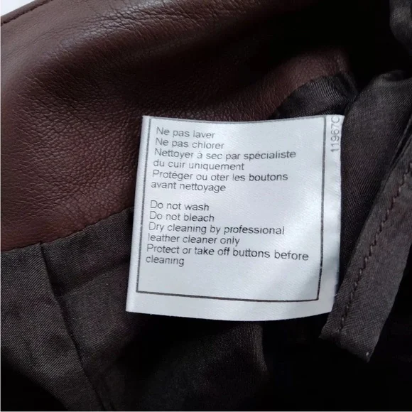 New CHANEL Brown Lambskin and Silk Wrap Skirt - Picture 7 of 11